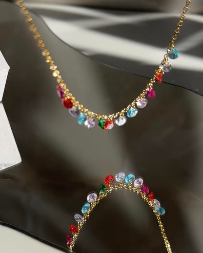 KENDAYA ESSENCE ❥ Bracciale Gold/Multicolor