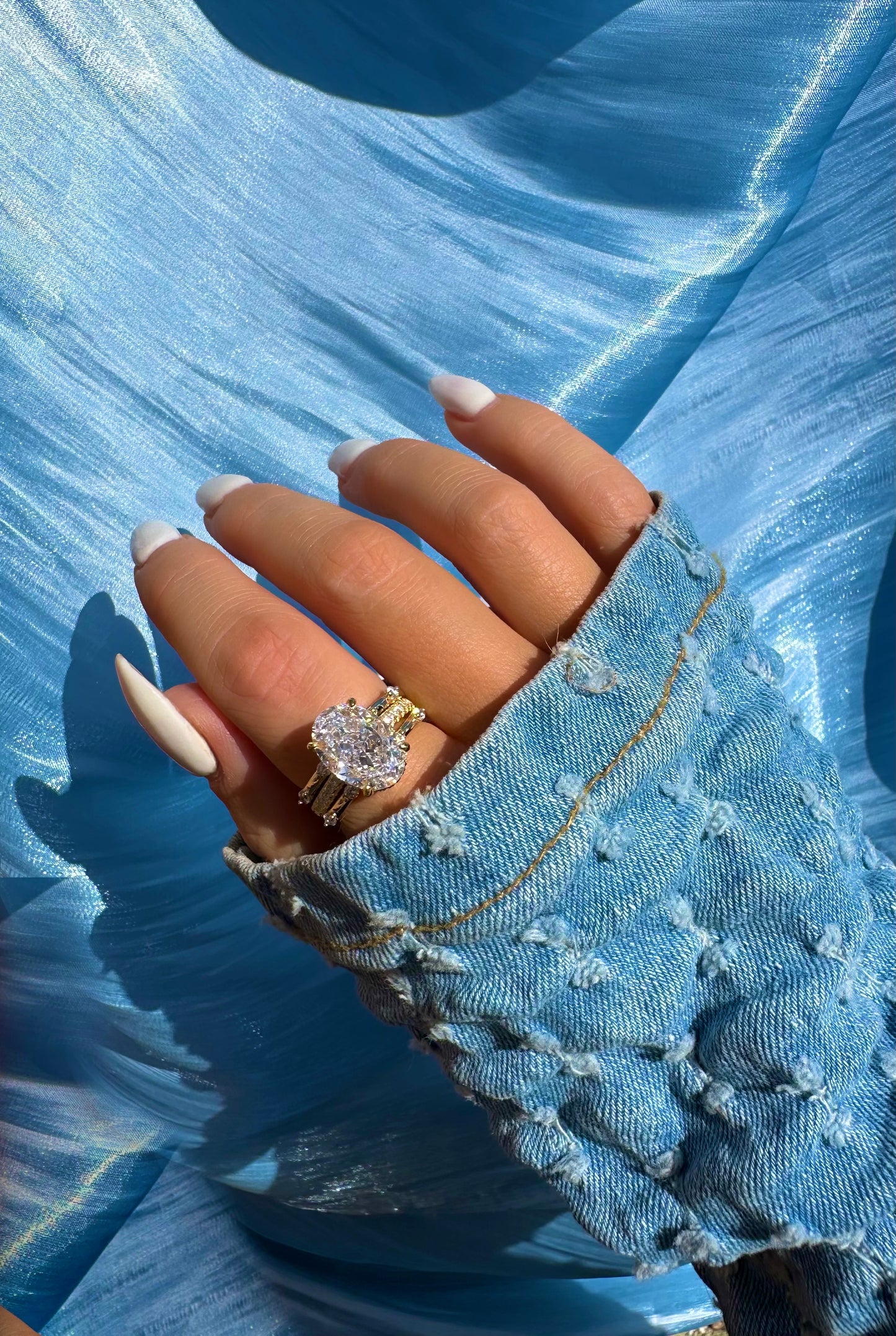 OVAL ✧ Anello ARGENTO 925/Gold 18k