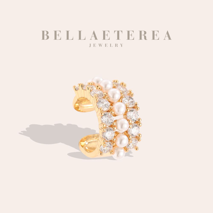 PERLÉA ❥ Ear Cuff Gold - BELLAETEREA