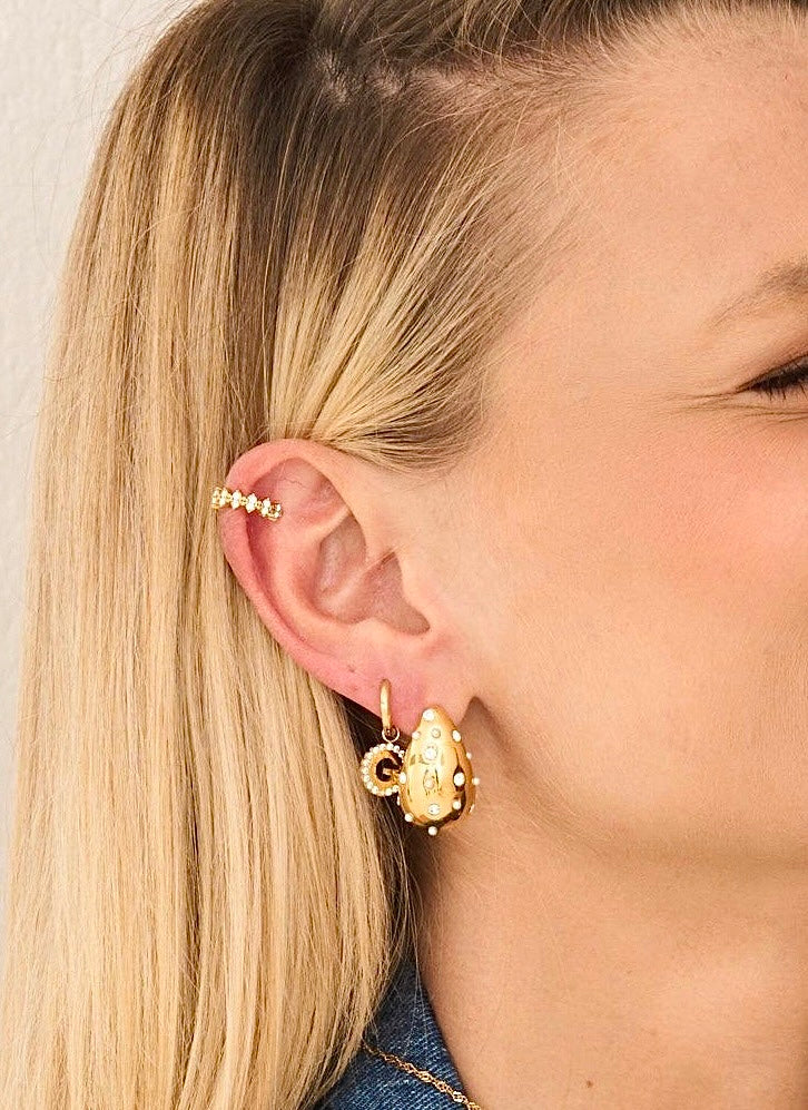 GIA ❥ Gold Earrings - BELLAETEREA