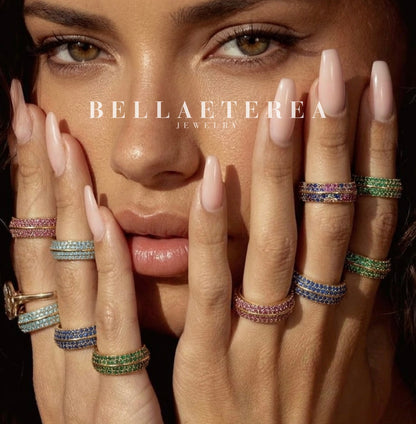 LUCE PAVÉ ❥ Anello Pink - BELLAETEREA