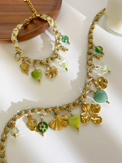 MARILU' ❥ Bracciale Verde