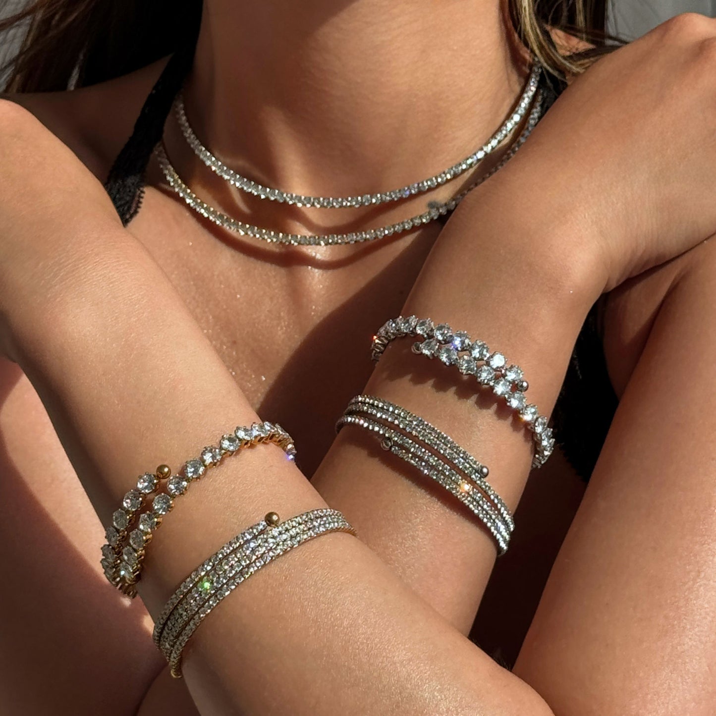 DIAMOND FLEX ❥ Collana Gold
