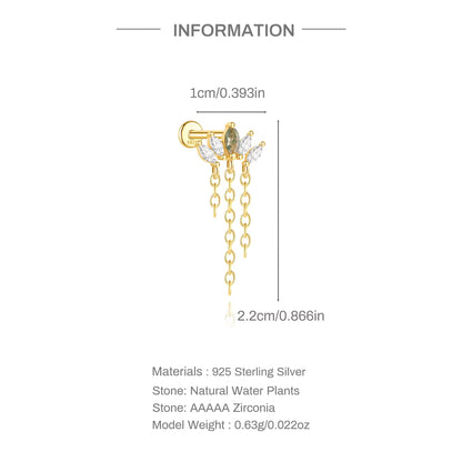 GARDEN DROP ✧ Piercing ARGENTO 925/Gold