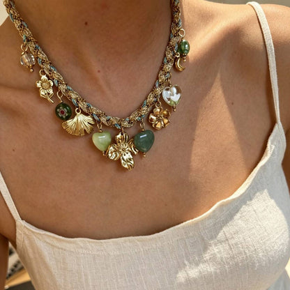 MARILU' ❥ Collana Verde