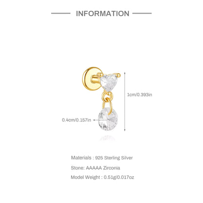 AMOR ✧ Piercing ARGENTO 925