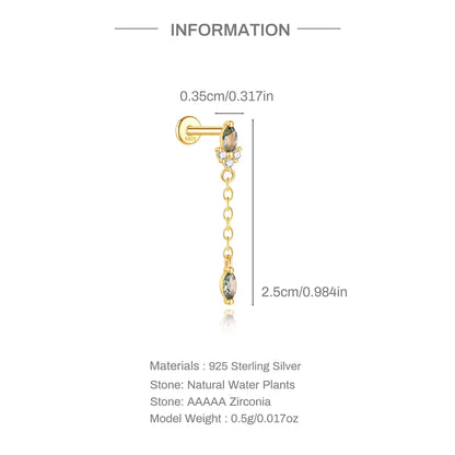 FOREST GLOW ✧ Piercing ARGENTO 925/Gold