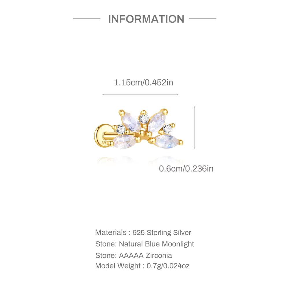 MOONLIT ✧ Piercing ARGENTO 925/Gold