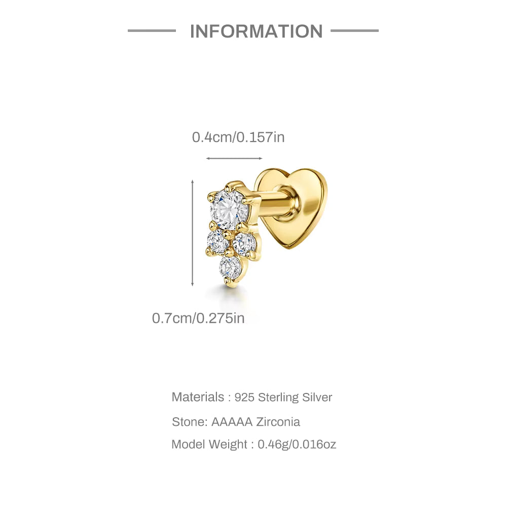ORION ✧ Piercing ARGENTO 925/Gold 18k