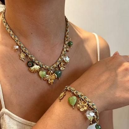 MARILU' ❥ Bracciale Verde