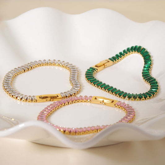 DEA ❥ Bracciale Gold/Verde - BELLAETEREA
