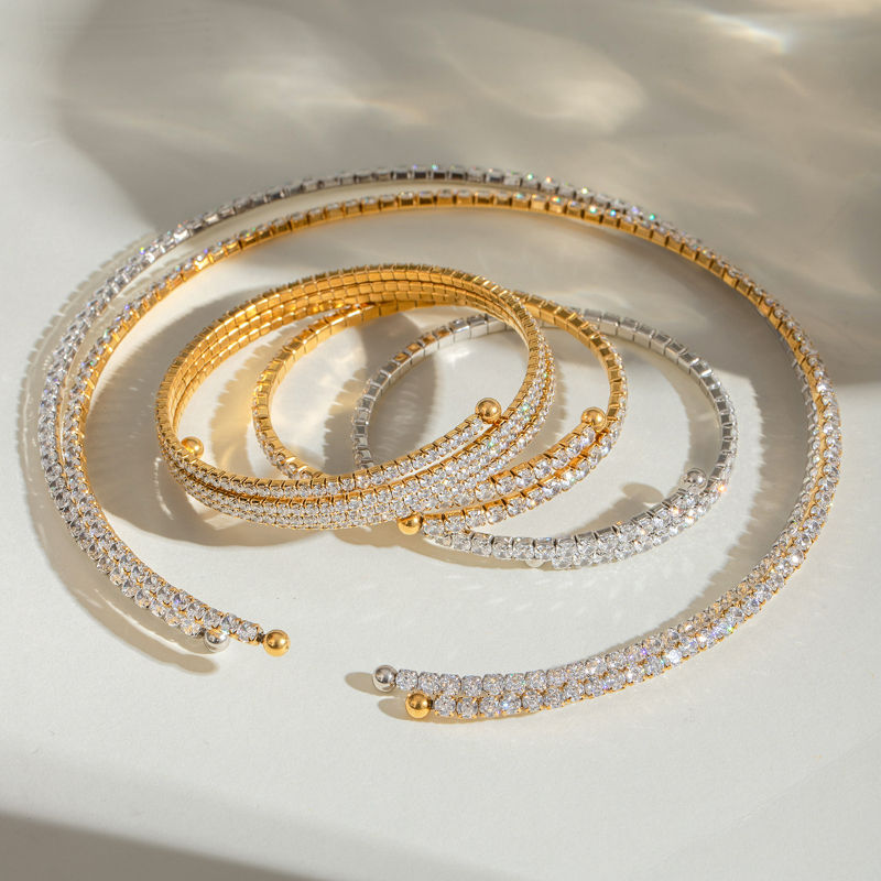 DIAMOND WRAP ❥ Bangle