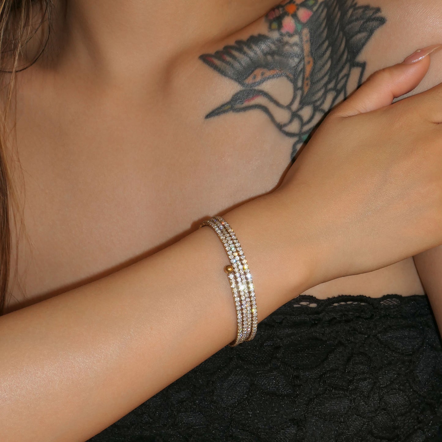 DIAMOND WRAP ❥ Bangle