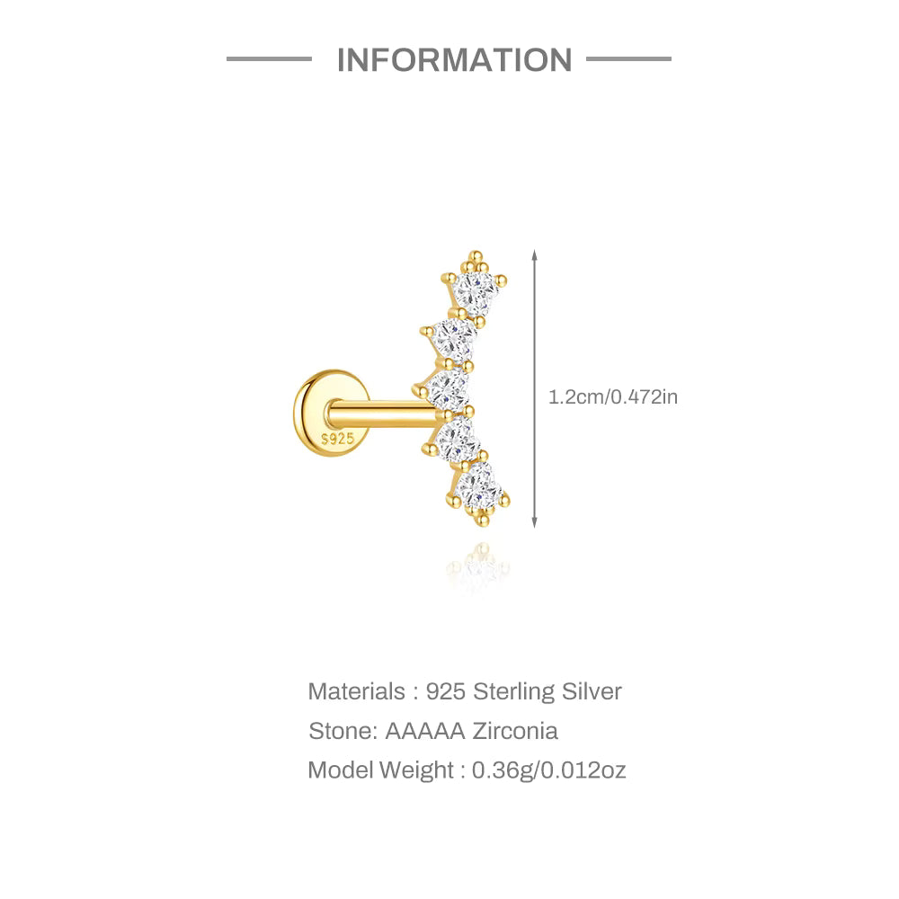 AMORETTE ✧ Piercing ARGENTO 925/Gold 18k