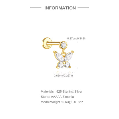 THALIA ✧ Piercing ARGENTO 925/Gold 18k