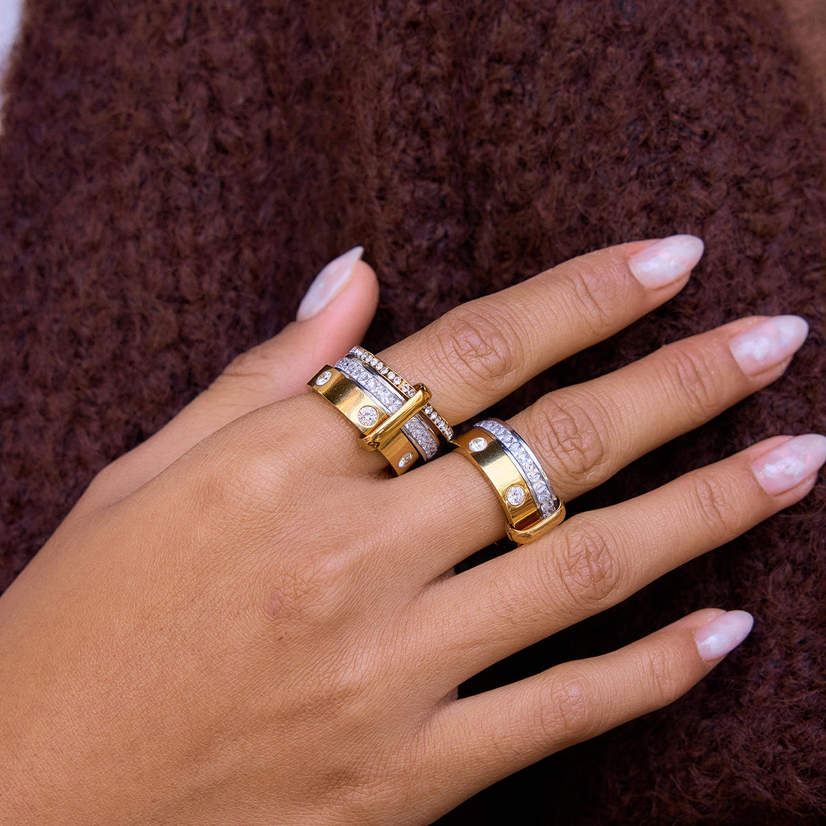 MÉLANGE ÉCLAT ❥ Anello