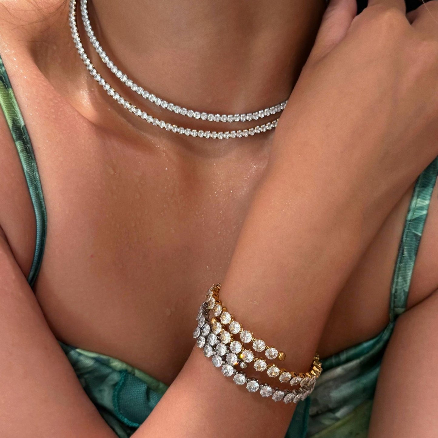 DIAMOND FLEX ❥ Collana Gold