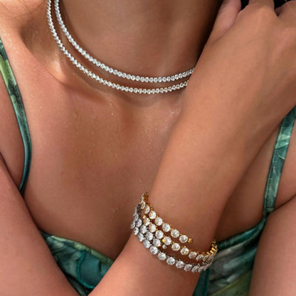 DIAMOND FLEX ❥ Collana Gold