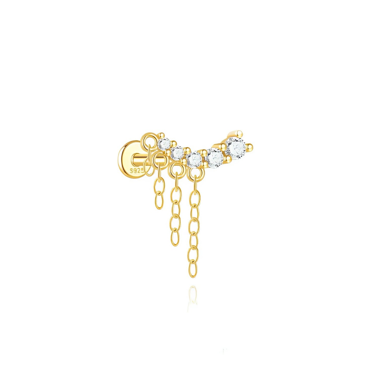 ELANORA ✧ Piercing ARGENTO 925/Gold 18k