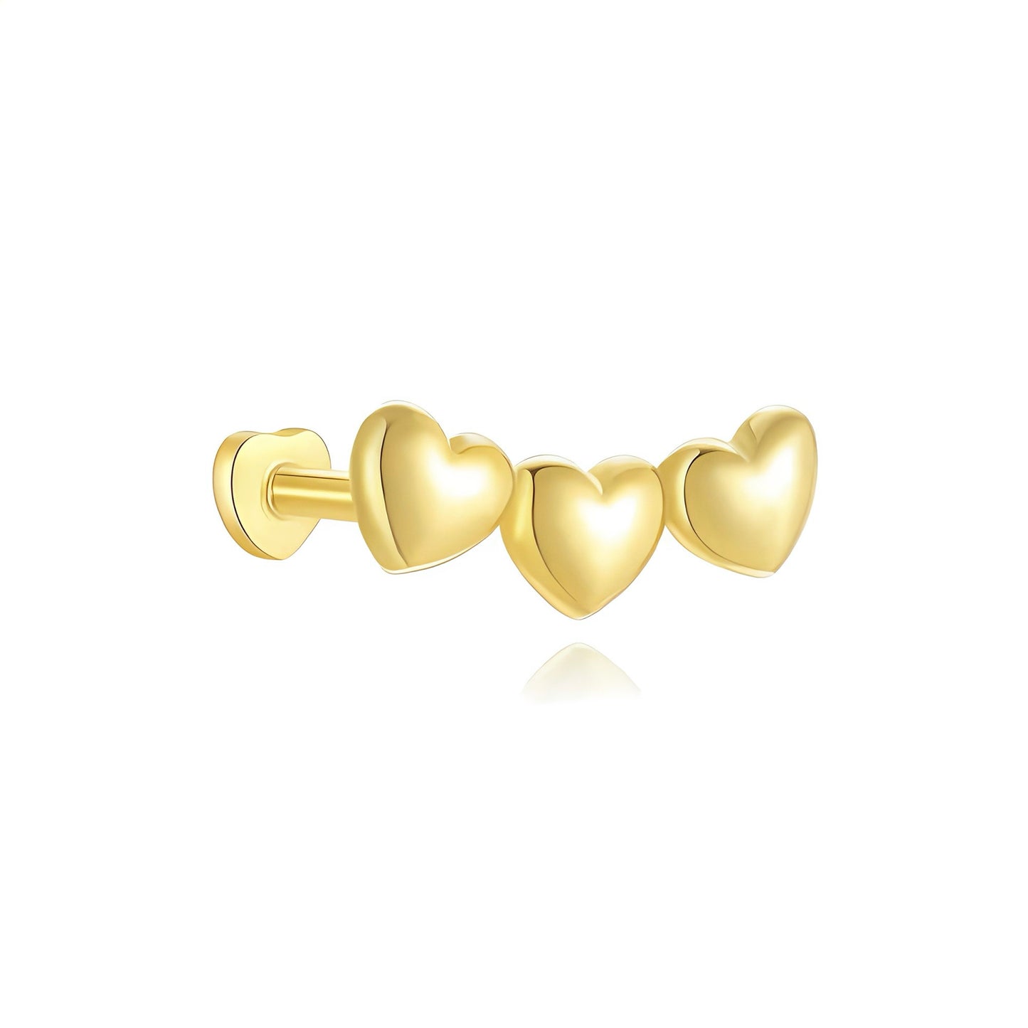 HEART ARC ✧ Piercing ARGENTO 925/Gold