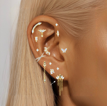 GARDEN DROP ✧ Piercing ARGENTO 925/Gold