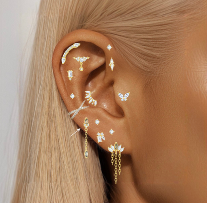 FOREST GLOW ✧ Piercing ARGENTO 925/Gold