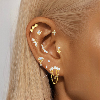 GLOW UP ✧ Piercing ARGENTO 925/Gold 18k