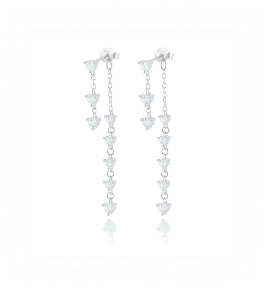 GLOW RIBBON ✧ 925 SILVER Earrings