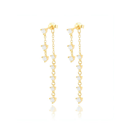 GLOW RIBBON ✧ 925 SILVER/Gold Earrings