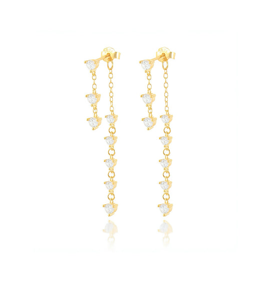 GLOW RIBBON ✧ 925 SILVER/Gold Earrings