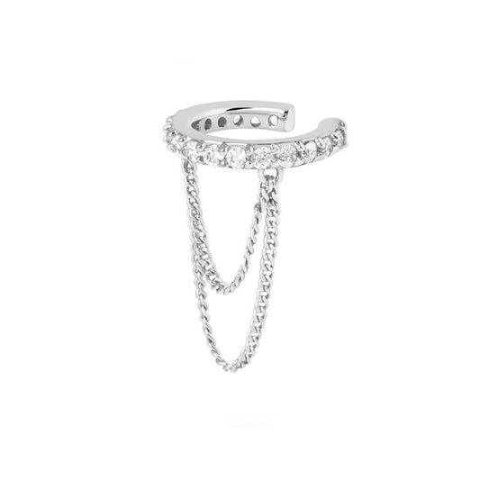 CLAIRE ✧ Ear Cuff ARGENTO 925