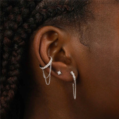 CLAIRE ✧ Ear Cuff ARGENTO 925/Gold