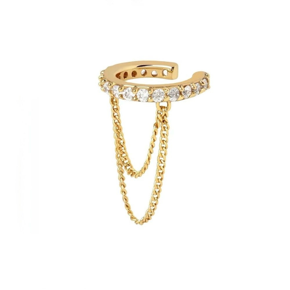 CLAIRE ✧ Ear Cuff ARGENTO 925/Gold