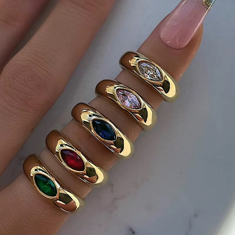 CAT-EYE ❥ Anello Blue - BELLAETEREA