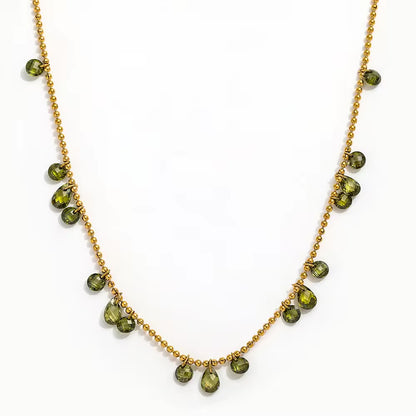 VIVIENNE ❥ Collana Verde - BELLAETEREA