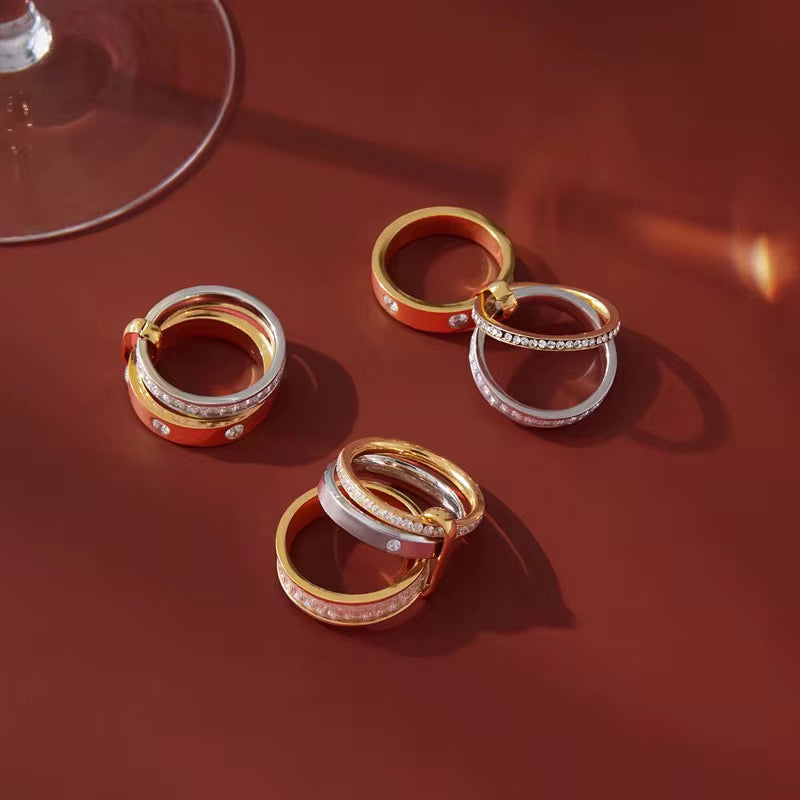 MÉLANGE ÉCLAT ❥ Anello