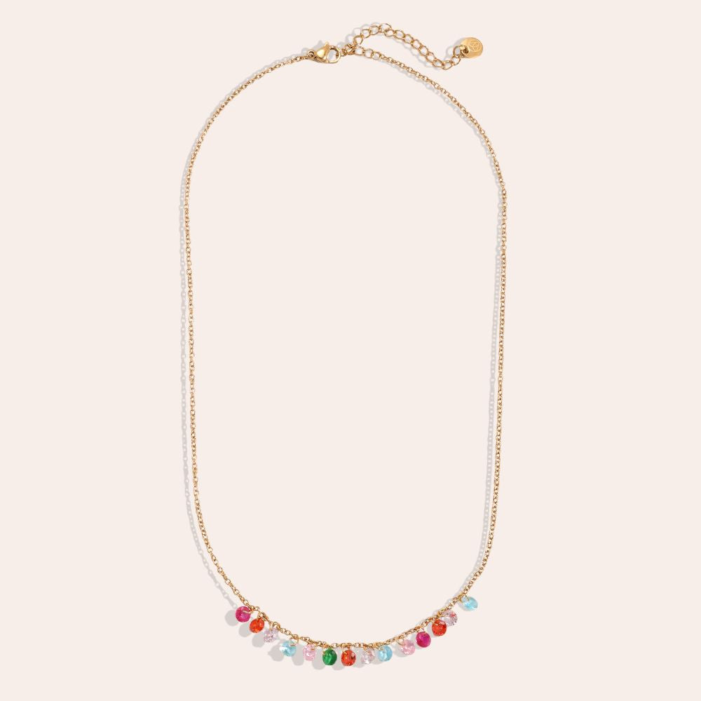 KENDAYA ESSENCE ❥ Collana Gold/Multicolor