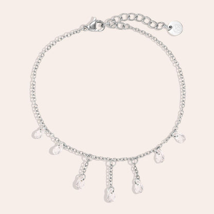 KENDAYA CRYSTAL ❥ Bracciale Silver