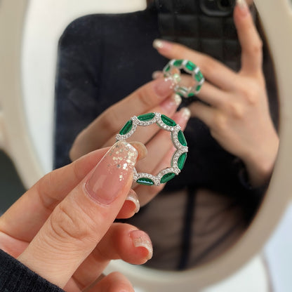 DUCHESSE ÉMERAUDE ✧ 925 SILVER/Green Ring