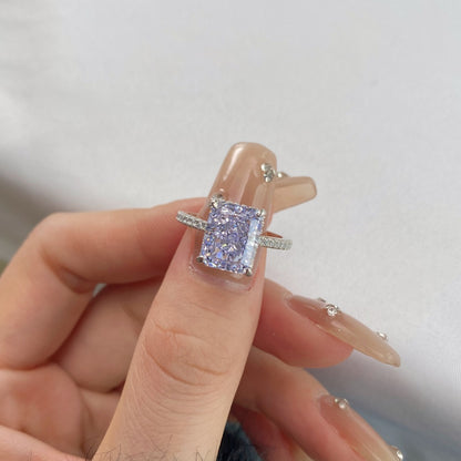 ZAHIRA ✧ Anello ARGENTO 925/Lilla