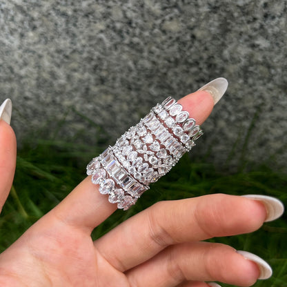 DIAMOND BAND ✧ Anello ARGENTO 925 - BELLAETEREA