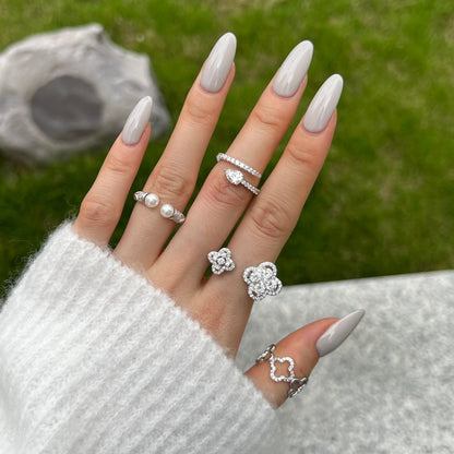 DOUBLE MARGAUX ✧ Anello ARGENTO 925