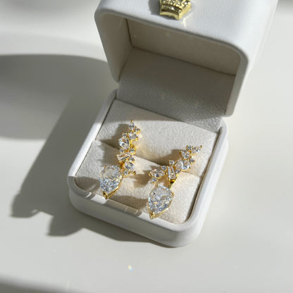 WILHELMINA ✧ Orecchini ARGENTO 925/Gold 18k