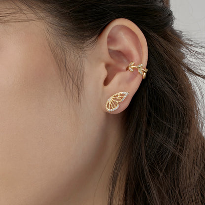 BELLAETEREA ✧ Ear Cuff ARGENTO 925/Gold 18k