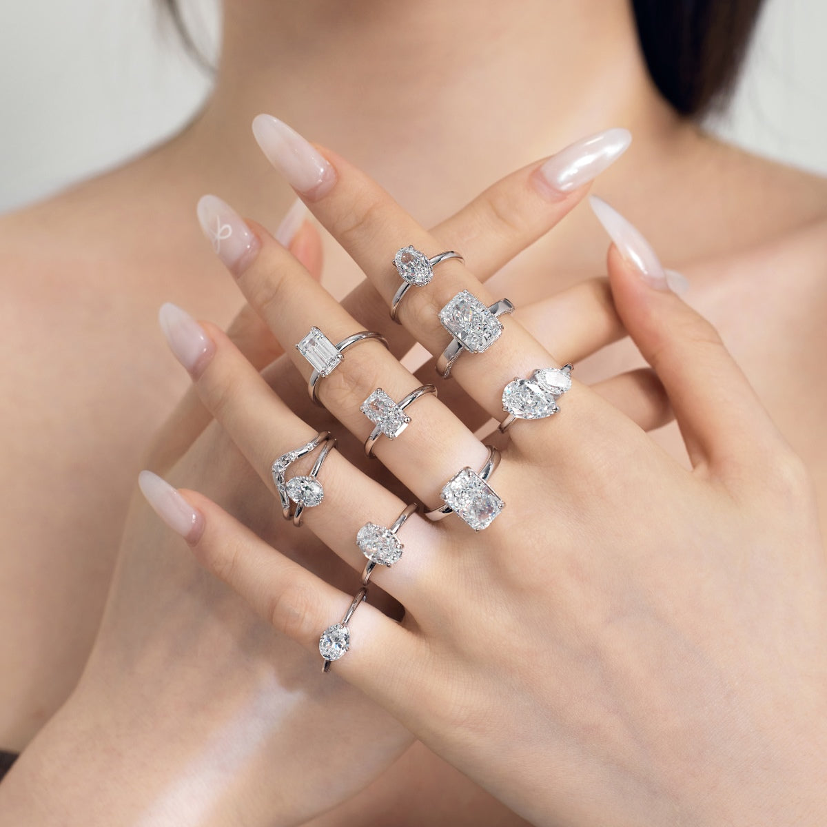 TRESOR ✧ Anello ARGENTO 925/Bianco - BELLAETEREA