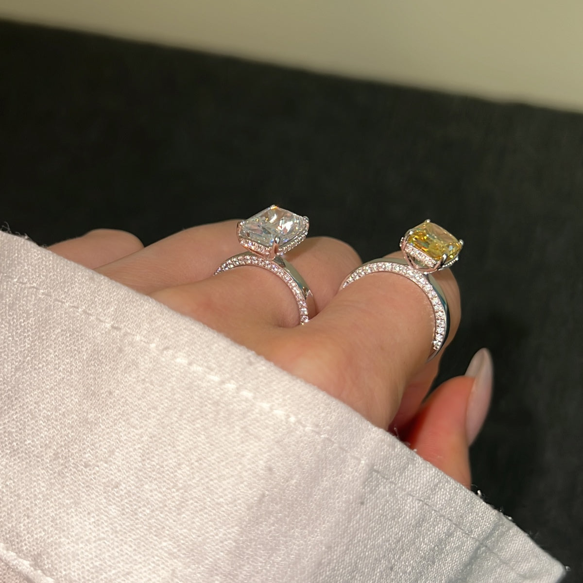 TRESOR ✧ Anello ARGENTO 925/Bianco - BELLAETEREA