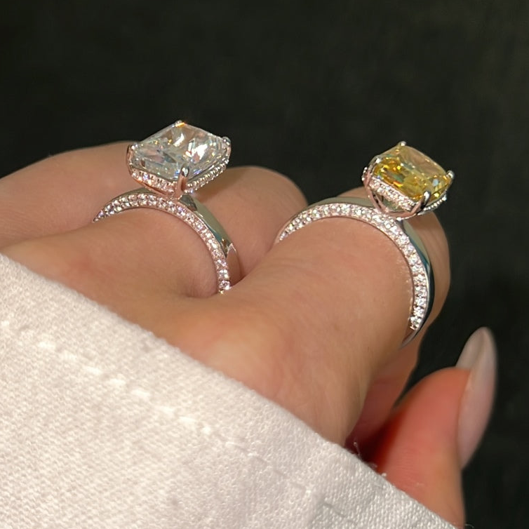 TRESOR ✧ Anello ARGENTO 925/Bianco