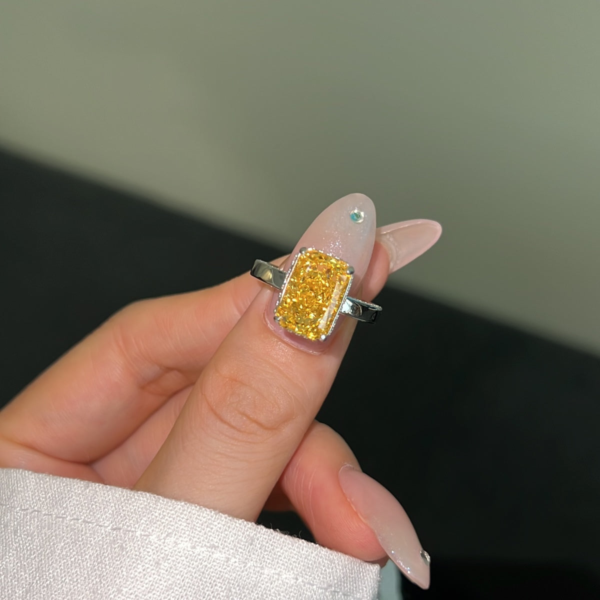TRESOR ✧ Anello ARGENTO 925/Giallo - BELLAETEREA