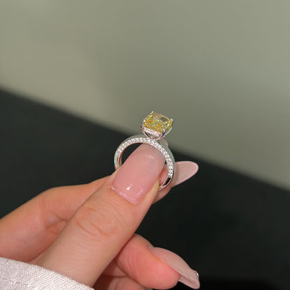 TRESOR ✧ Anello ARGENTO 925/Giallo - BELLAETEREA