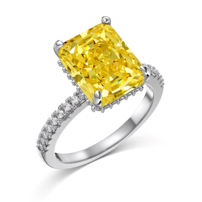 ZAHIRA ✧ Anello ARGENTO 925/Giallo